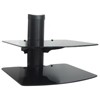 NEW 2 Shelf Wall Mount Stand Cable Box for DVD VCR DVR PS3 Blu Ray Adjustable