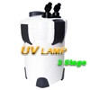 NEW UV Lamp Light Sterilizer Fish Tank Aquarium Filtration Fresh Salt Water Canister Filter 3 Stage