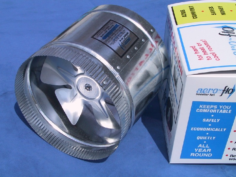 12" Aero Flo 975 HIGH CFMs inline Duct Air Booster Fan eBay