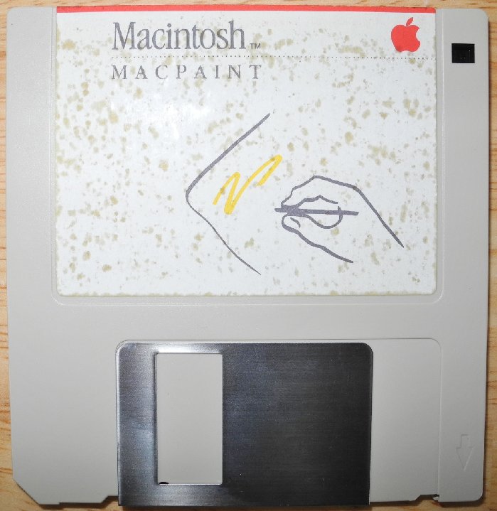 1984 Macintosh Original MacPaint Program/ Boot Disk 128K M0001 Apple