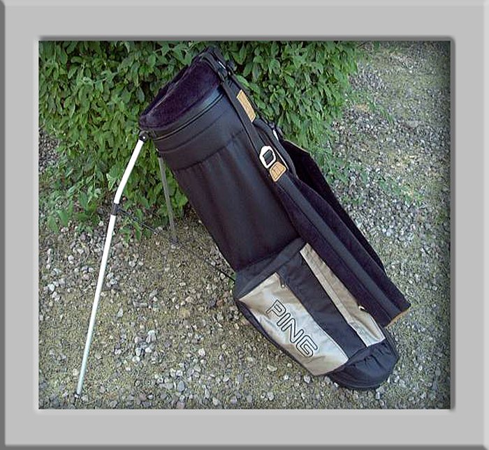 NEW PING L8 MADE IN USA GOLF BAG w/STAND 4WAY FELT TOP DUAL STRAP