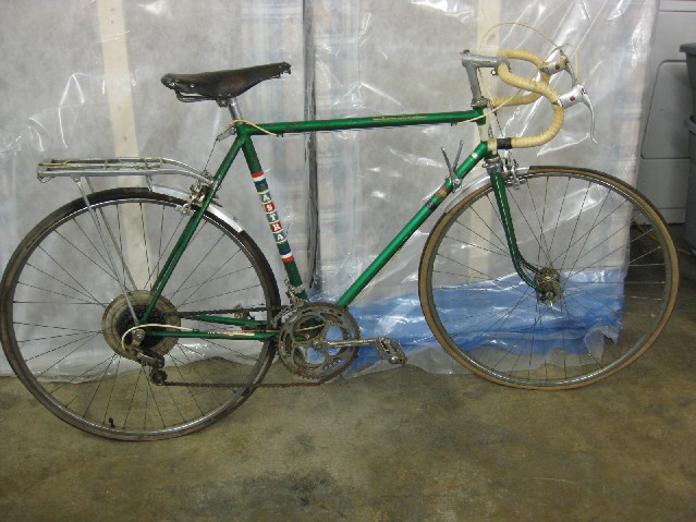 bike on road