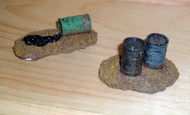 Custom Resin Barell Set Terrain Scenery 28mm Warhammer