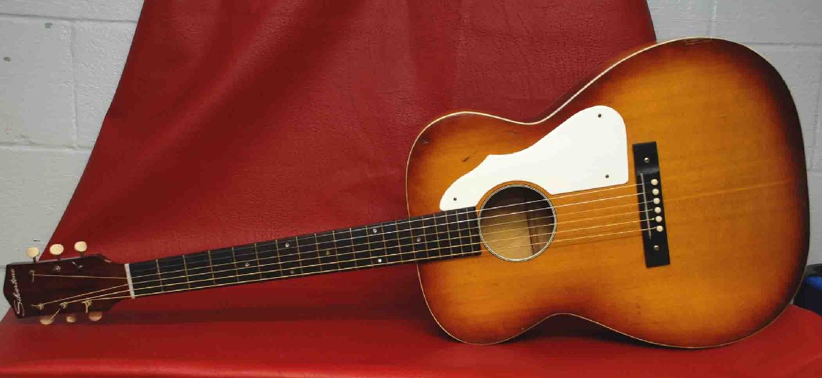 VINTAGE 1960'S SILVERTONE ARCH TOP ACOUSTIC GUITAR MODEL 319 12149 eBay