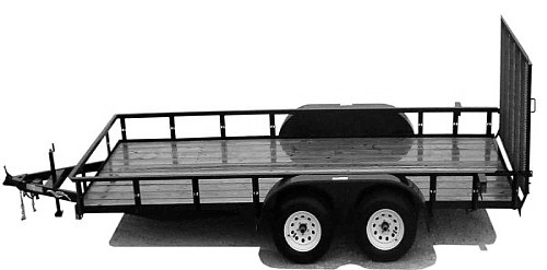 axle utility landscape trailer build this entire trailer for under $ ...