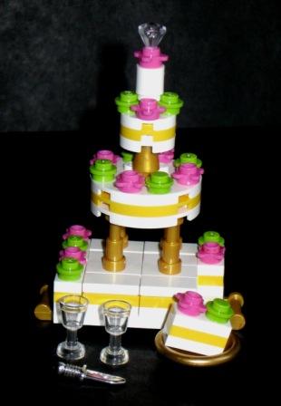 Target Bakery Birthday Cakes on Lego Custom Wedding Cake Topper Food Bakery Shop Party Friends