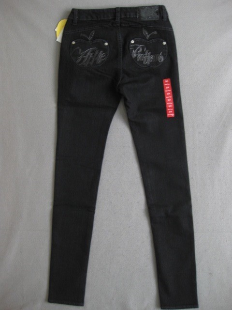 APPLE BOTTOM LEATHER JEANS SKINNY BLACK DENIM NEW JEAN SLIM FIT WOMENS NWT | eBay